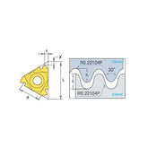 Round DIN405 (Right) Extrnal/Intern - Makotools Industrial Supply Tools for Metal Cutting